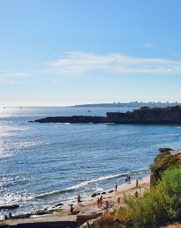 São Pedro do Estoril beach, a short walk from the residence